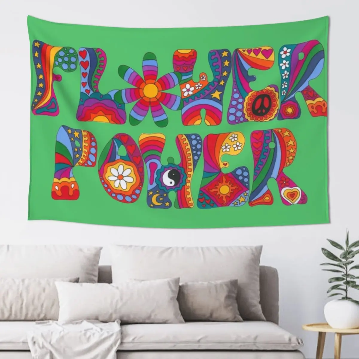 

Psychedelic Flower Power Tapestry Bedroom Decoration Home And Comfort Decor Tapestry