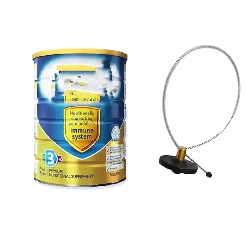 

25 шт., система сигнализации Nti-Theft, бутылка для супермаркета и сухое молоко, бирка 8,2 МГц, RF EAS, RF жесткая бирка с тросом