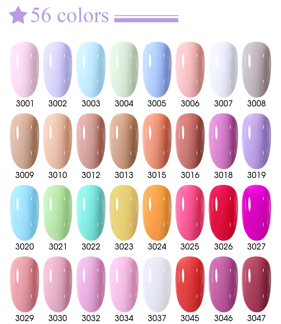 Clou Beaute 10-teiliges Buntes Gel-Nagellack-Set Nude Rot Rosa Braun Farbiger Gel-Lack Semi-Permanente Nagelkunst Vernis Maniküre-Sets – Detail 15
