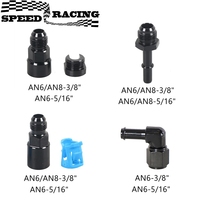 1PC Aluminum 6AN 8AN Male To 3/8\