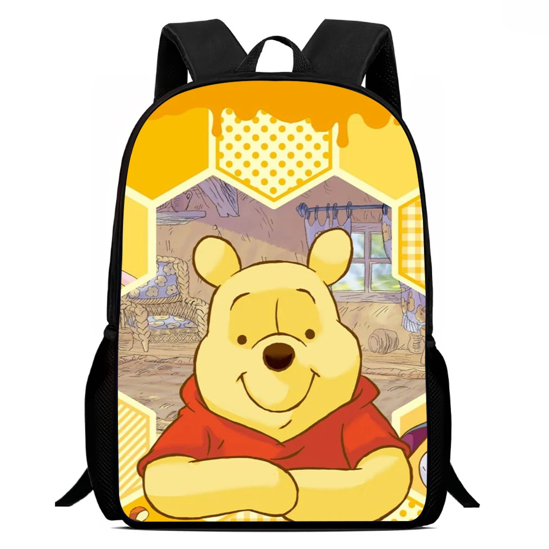 

Mochila School Backpack,Cartoon Winnie the Pooh School Bags for Girls Boys,Durable &Light Weight Kids Bags for Kindergarteen