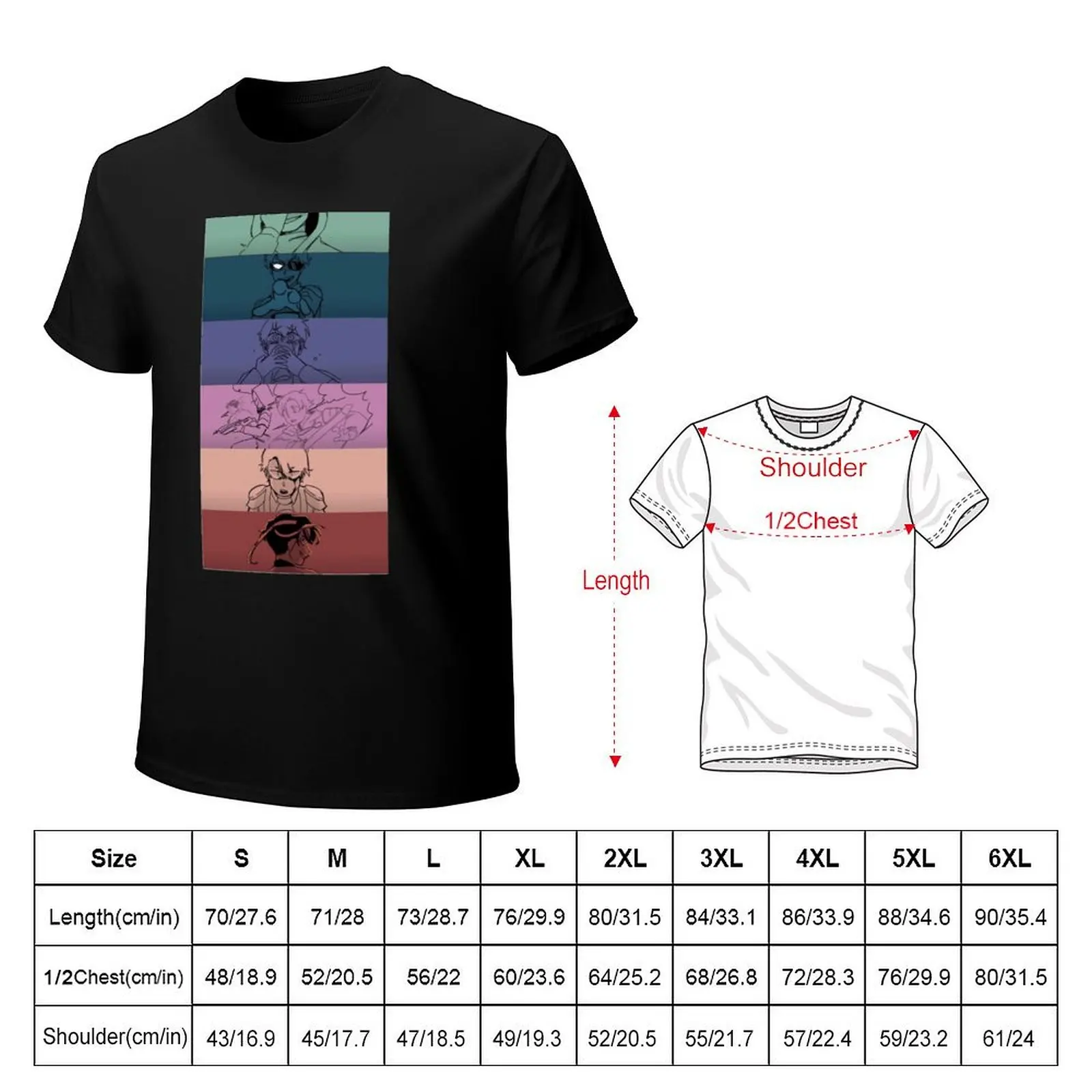 Ssundee Color Collage T-Shirt man t shirts for men T-Shirt