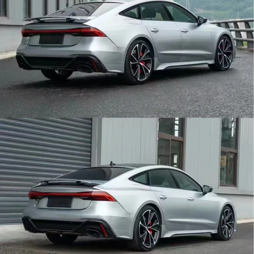 STLF FOR New Audis A7 C8 RS7 Front and Rear Bumper Upgrade and Retrofit RS7 Body Kit 4