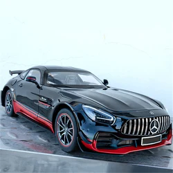 1/18 Benzs-GT GTR Alloy Racing Car Model Diecast & Toy Vehicles Metal Sports Car Model Simulation Sound and Light Kids Toy Gift