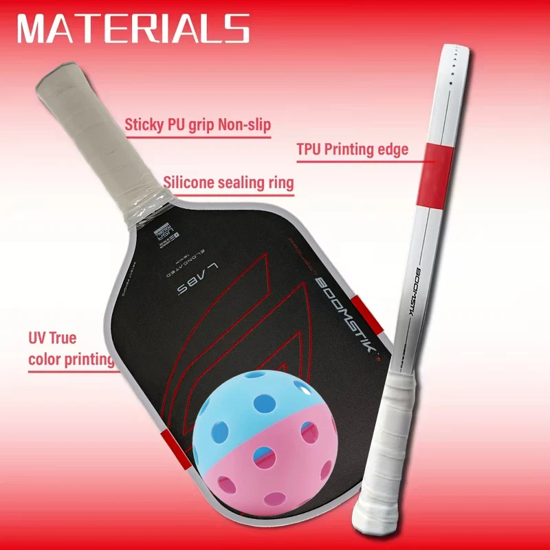 

New Style Boomstick Core Pickleball Paddle Black for Selkirk LABS Project Similarity Equipment Accessory T700 Carbon Fiber EPP