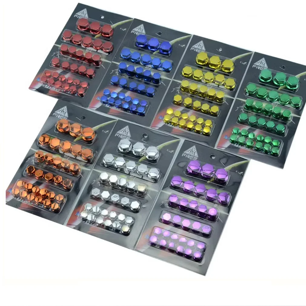 Hot 30PCS Motorcycle Screw Cap Cover Engine Nut Bolt Caps Head Body Decorative Car Bicycle Accessories Motorbike Parts Ornament