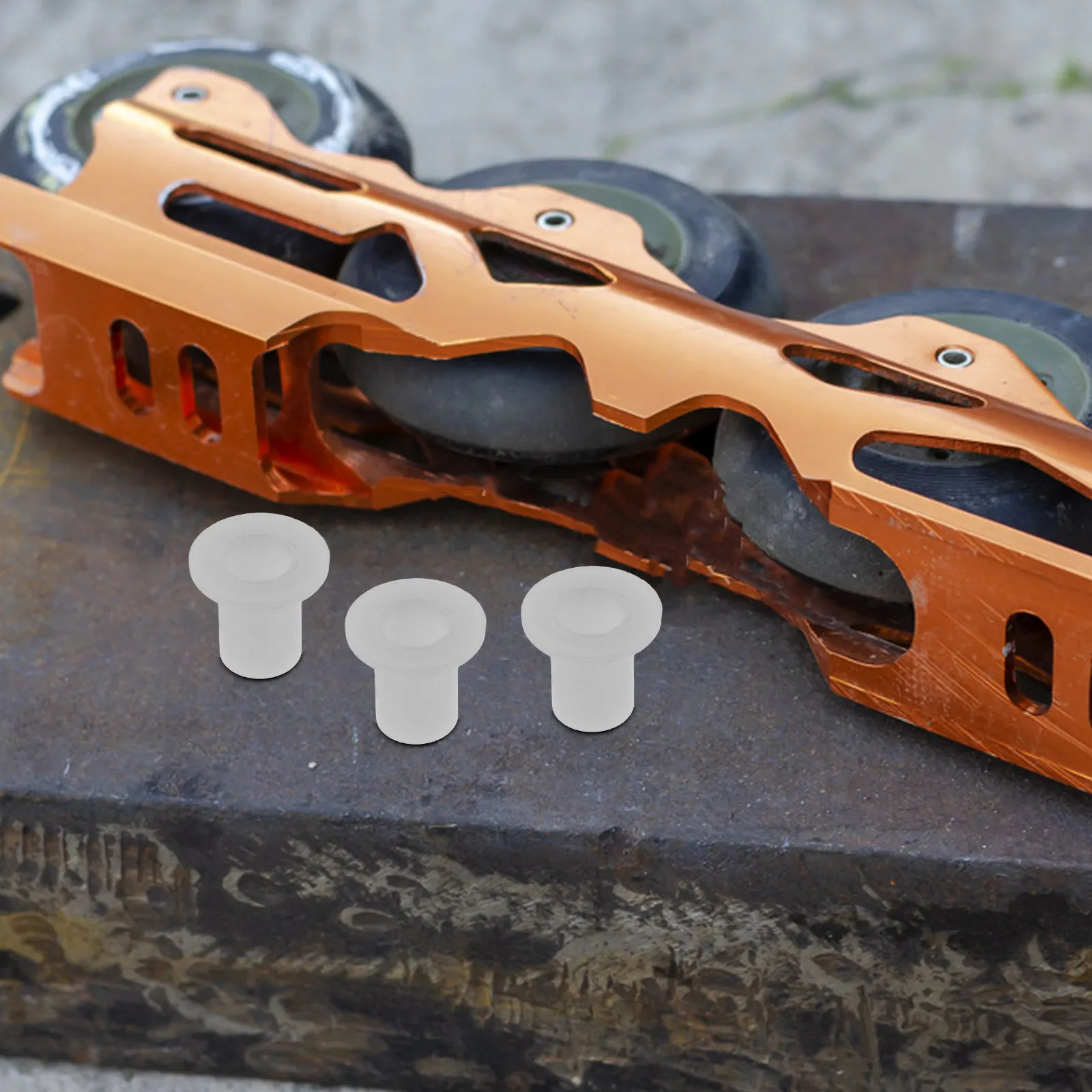 

40 шт. пластиковых боковых заглушек для роликовых коньков, сменные проставки для оси роликовых коньков, втулки с малым внутренним диаметром, аксессуары для подшипников