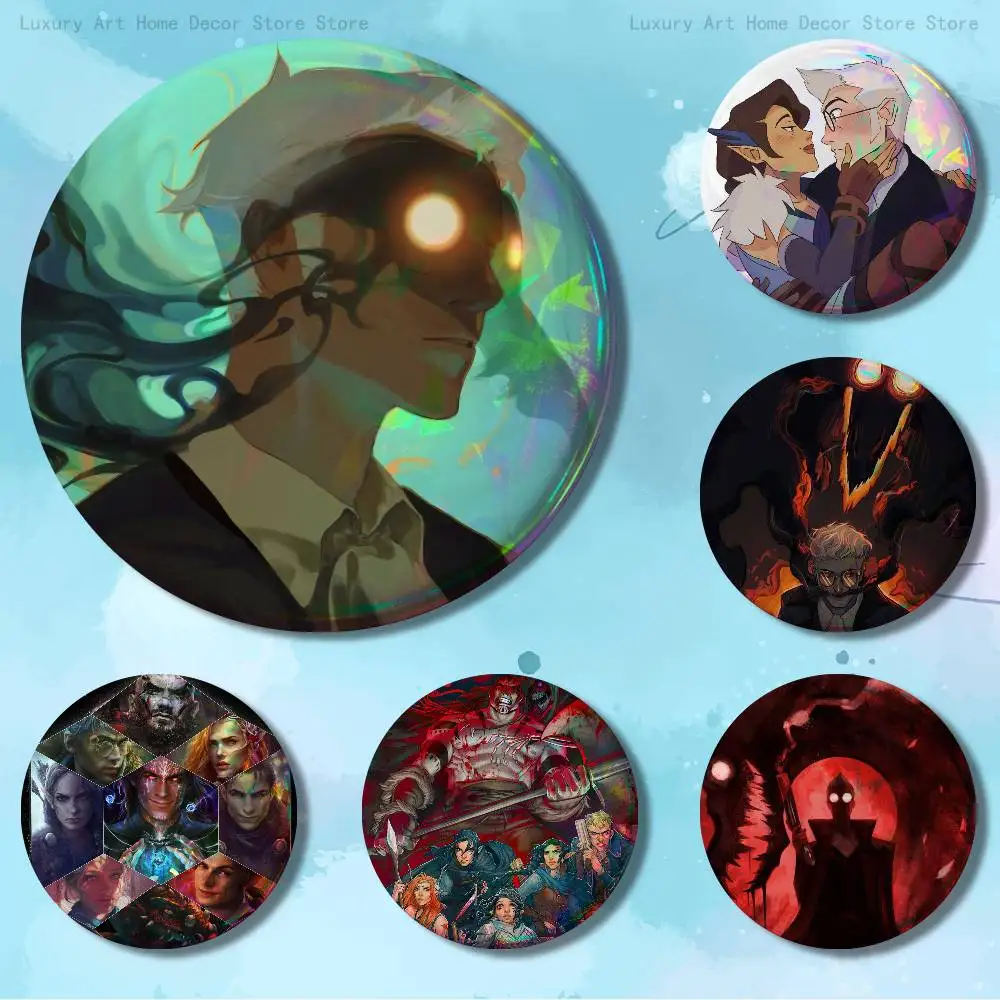 TV The Legend Of Vox M-Machinas-S 32mm 58mm 75mm 44mm 25mm Anime Badges Brooches DIY Pins Decorations Birthday Gifts