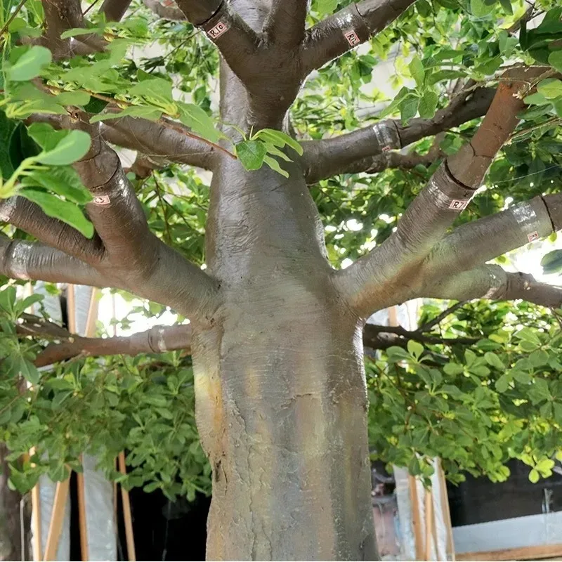 Simulation Ficus Large Simulation Tree Outdoor Decoration Landscape Garden Flame Retardant Simulation Plants