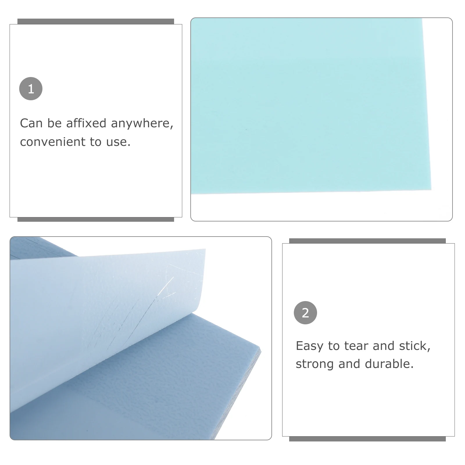 

5pcs Transparent Memo Stickers Sticky Clear Notepad Adhesive Writing Paper For Office Home School Fridge Use Stationery Supplies