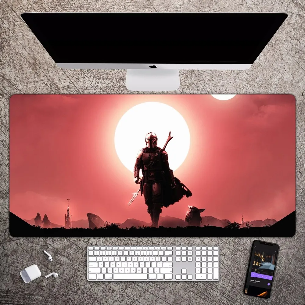 BEAST KINGDOM Yoda Star Wars Mandalorian Mousepad Large Gaming Compute Gamer PC Keyboard Mouse Mat