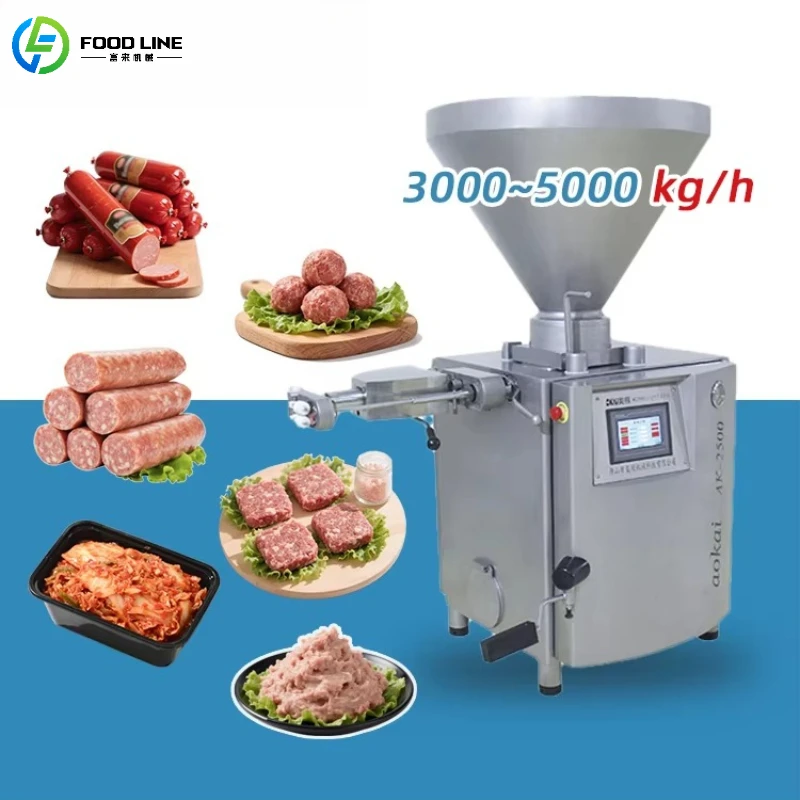 Customized Stainless Steel Automatic Sausage Stuffer Electric Sausage Maker Machine for Food Processing