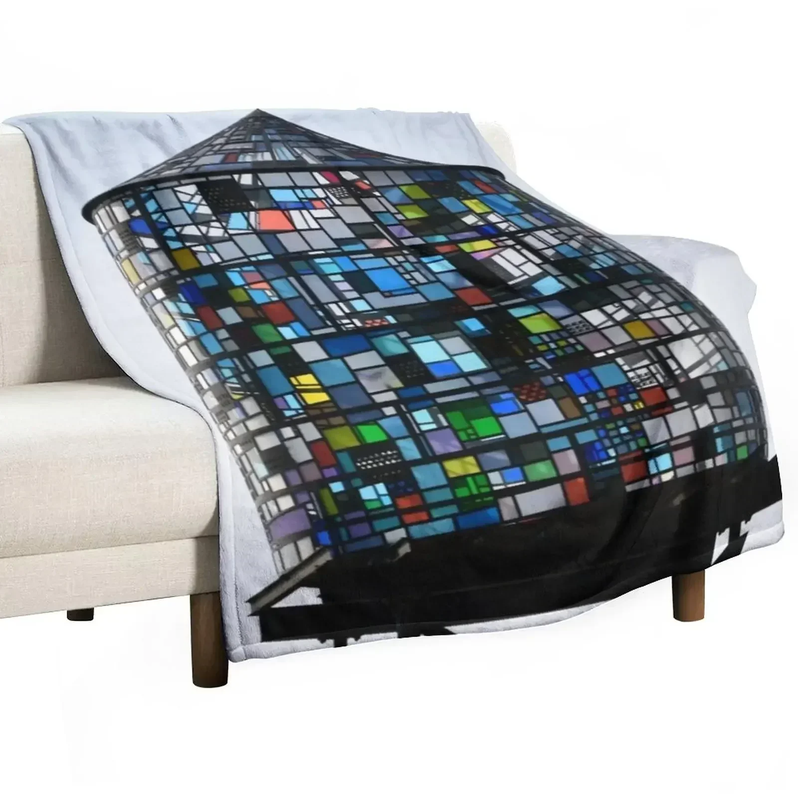 Stained Glass Sculpture Throw Blanket Bed linens Kid'S Sofas For Sofa Thin Giant Sofa Nap Blankets