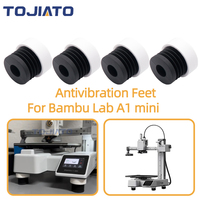 For Bambu Lab A1 Mini 3D Printer Anti Vibration Feet Pad Anti-slip Anti-Shock Dust-proof Rubber Foot Pad for 3D Printer Parts
