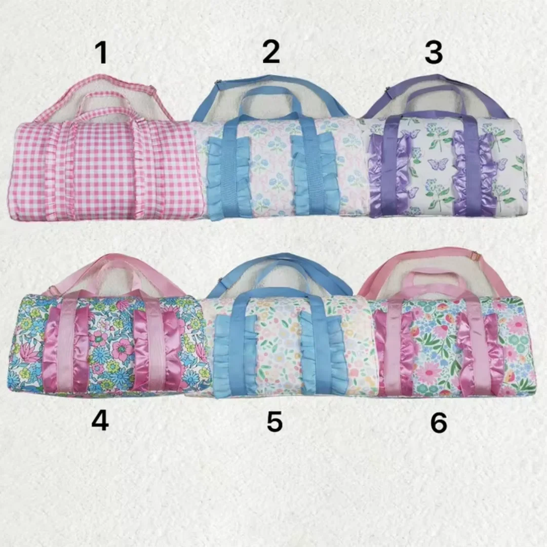

Kids Pink Plaid Duffel Bag, Summer Sports Backpack for Boys Girls, Lightweight Travel Gym Bag, Cute School Backpack for Children