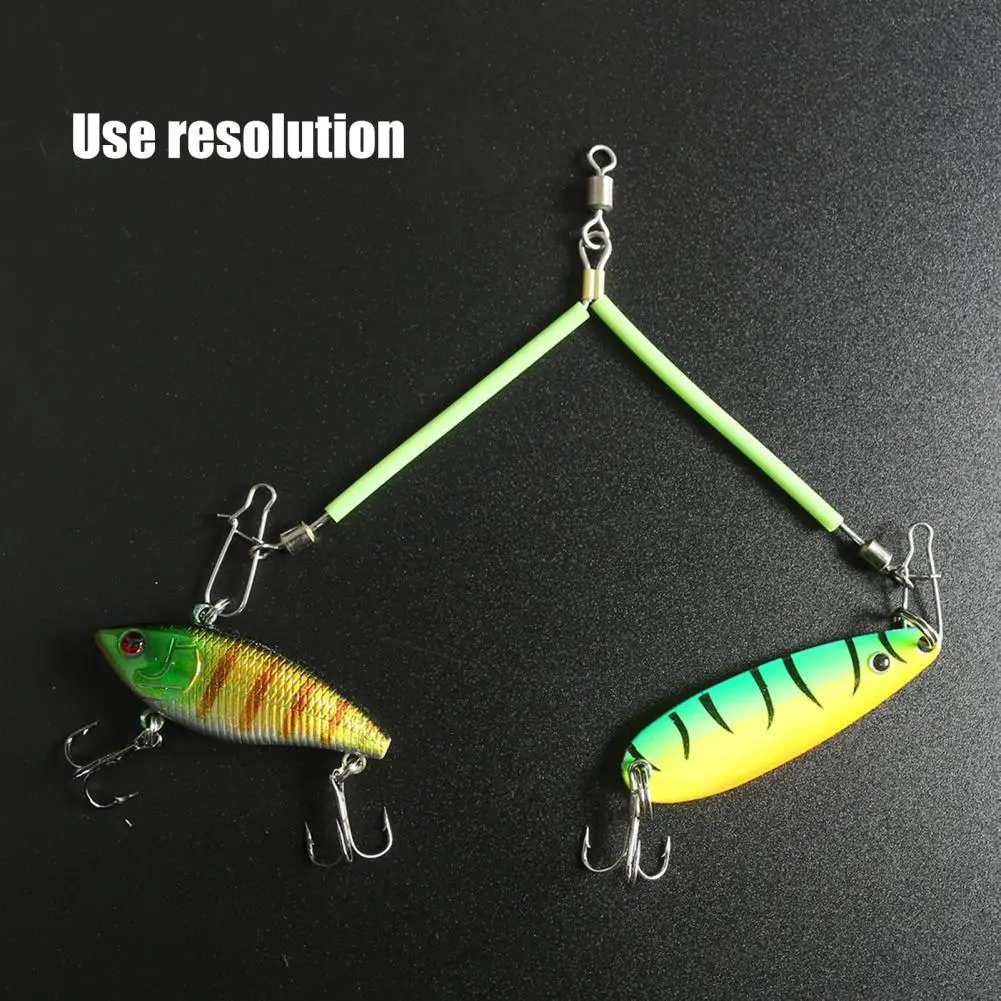 Reusable Fishing Balance Connector Luminous Tube Good Fish Attracting Effect Lightweight Tube Balance Bracket for Outdoor