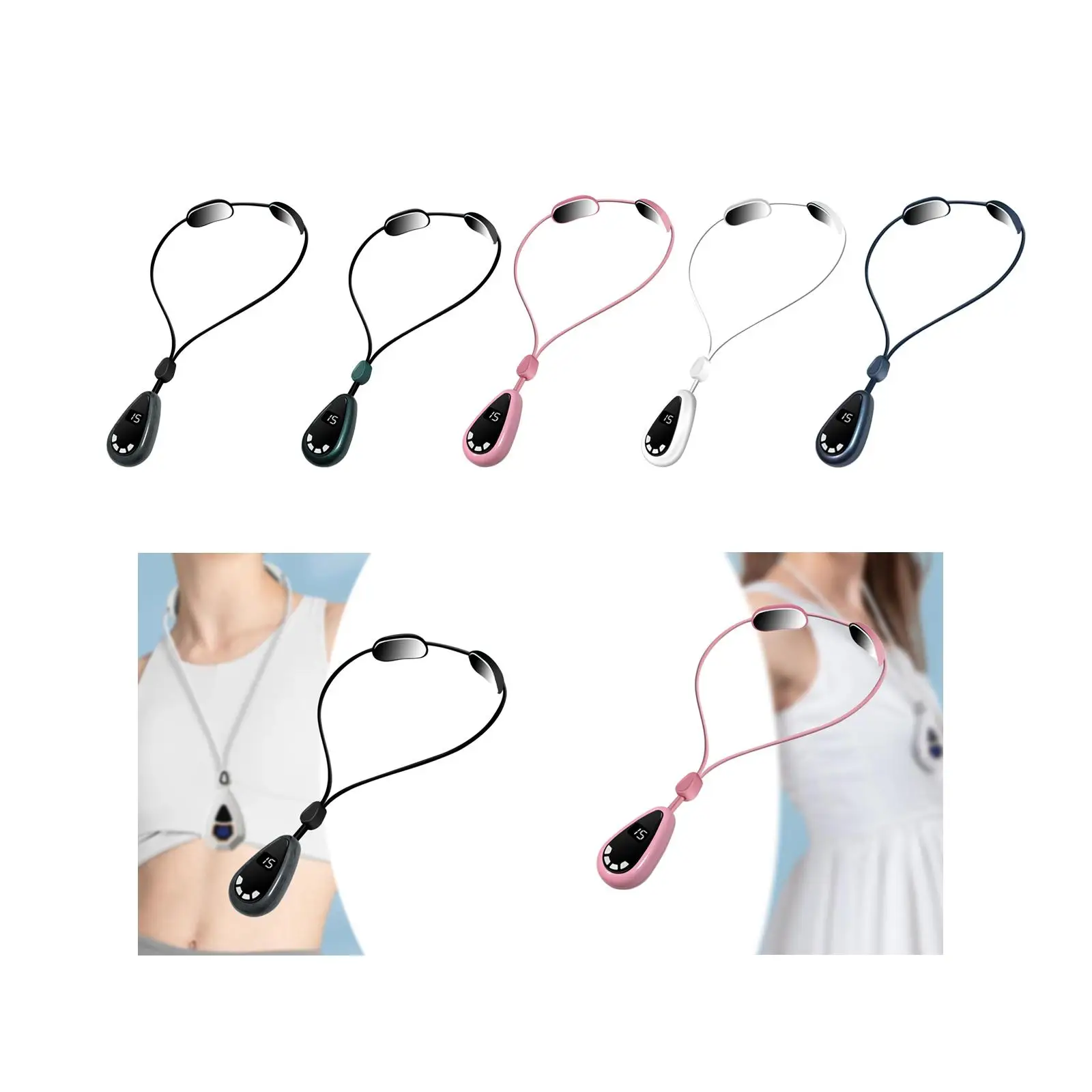 

Портативное устройство для массажа шеи с подогревом, 6 режимов, 15 уровней для рук, плеч, тела