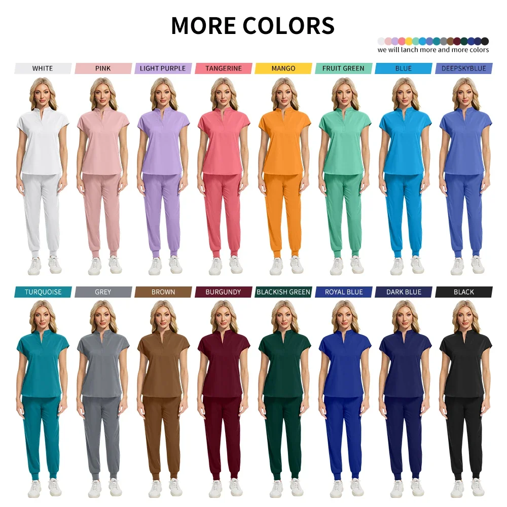 Hospital Nurse Uniform Set Women Medical Uniform Dental Clinic Workwear Beauty Salon Work Clothes Surgical Set Nurse Accessories