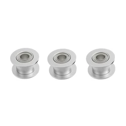 3PCS Original FLSUN V400/SR 3D printer Accessories H Wheel Pulley Idler 2GT Synchronous Timing Belt Part Aluminum Alloy No Tooth