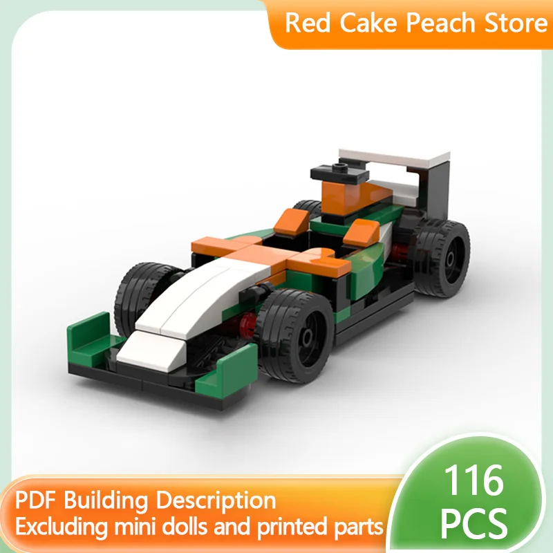

Speed Racing Car Model MOC Building Bricks F1 Formula Racing Modular Technology Children Holiday Gifts Assemble Toys Suit
