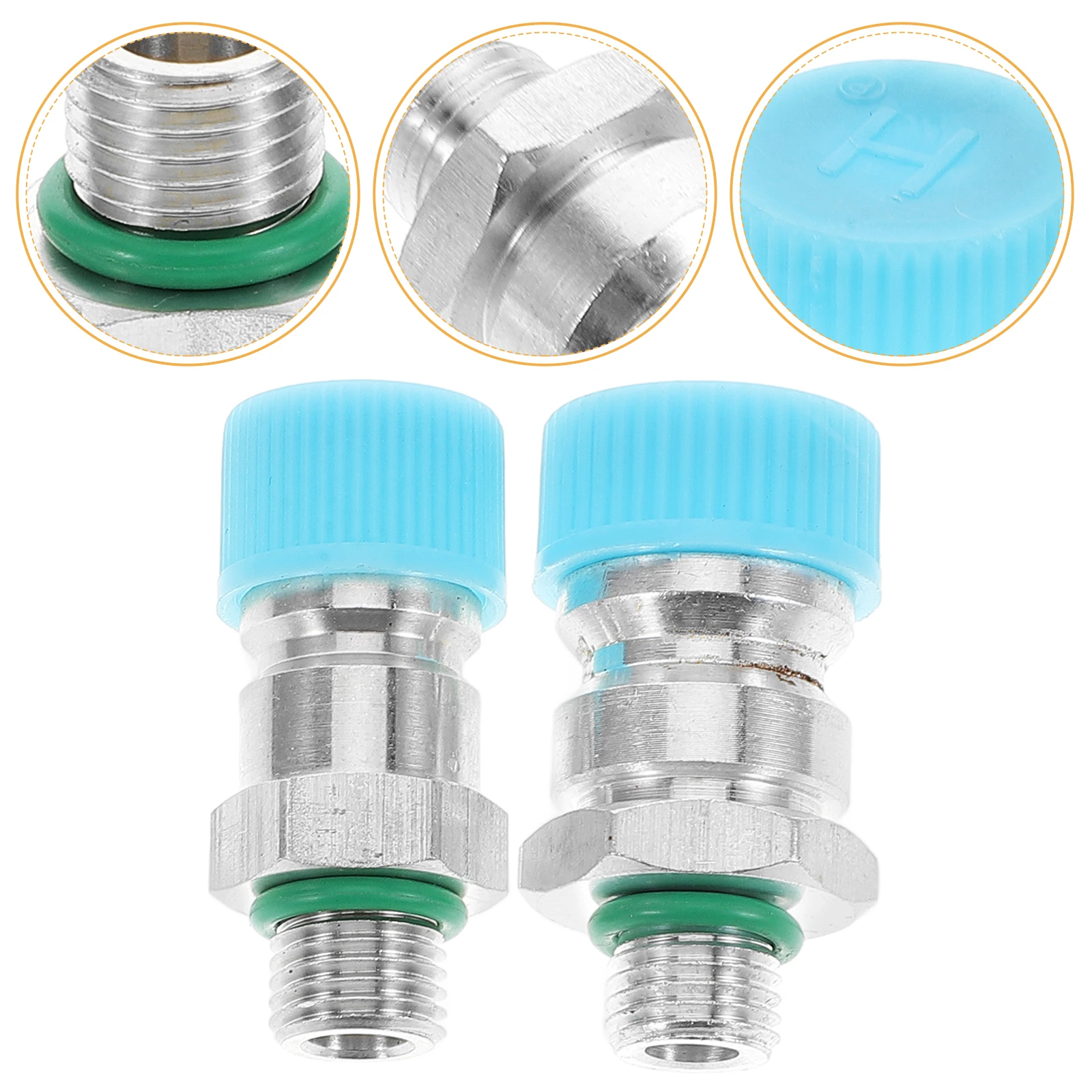 

2pcs Air Conditioning Replacement Durable Cooling Easy Installation Automotive Refrigeration Vehicle Ac System Efficient