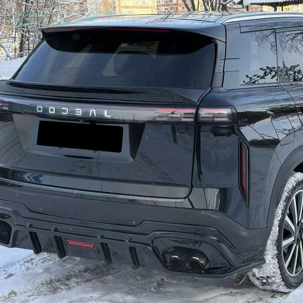 체리 재코 J7 2023-2025 리어 스포일러 유니버셜 핏 모든 가솔린 & PHEV 모델용 글로스 블랙 무타공 설치 바디 키트 썸네일 2