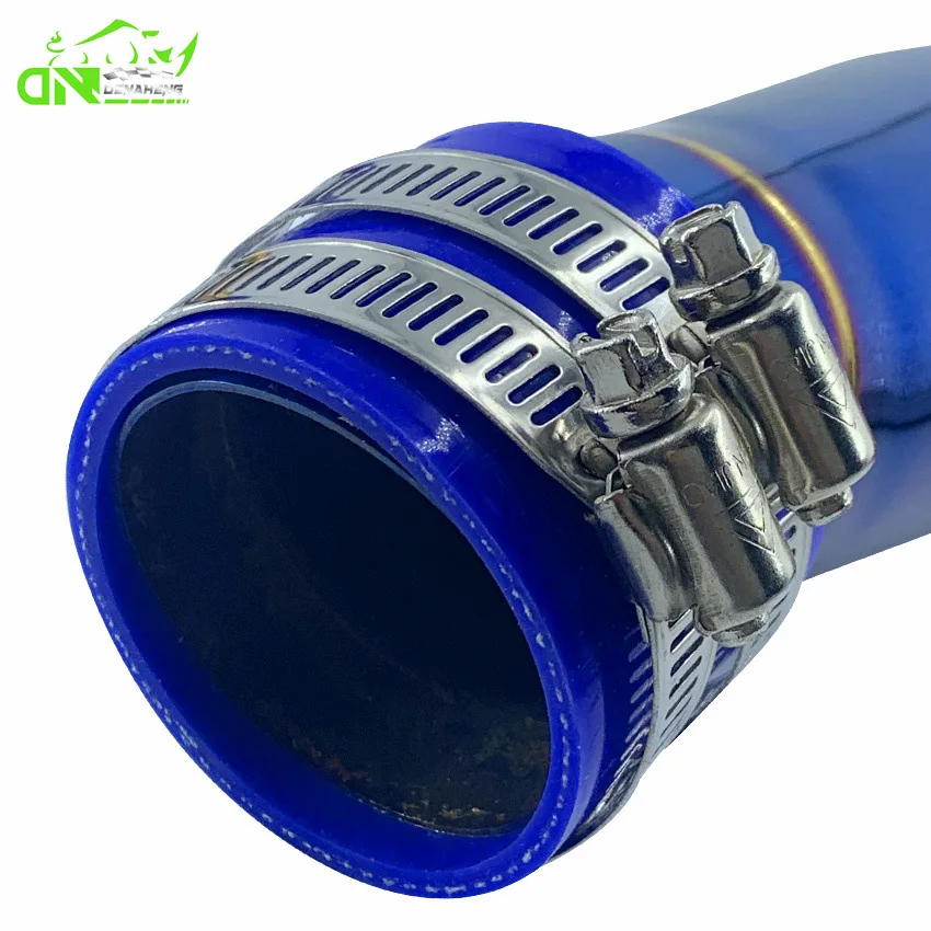 Motorcycle intake pipe suitable for Yamaha Xmax300 motorcycle accessories 304 stainless steel blue air filter intake pipe