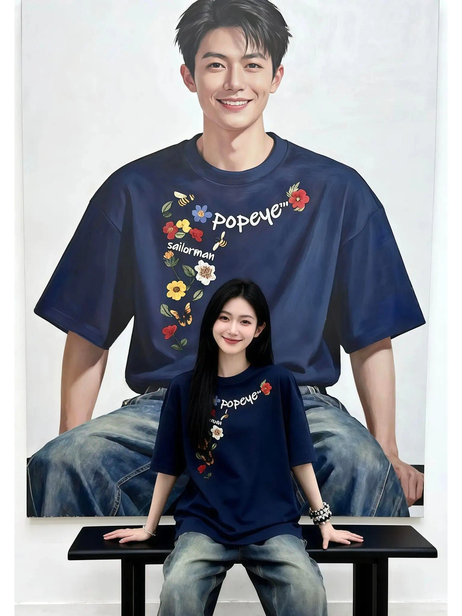 American-style High-end Pure Cotton Printed Boyfriend-style Casual Loose-fitting Short-sleeved T-shirt for Men, 2026 New Design
