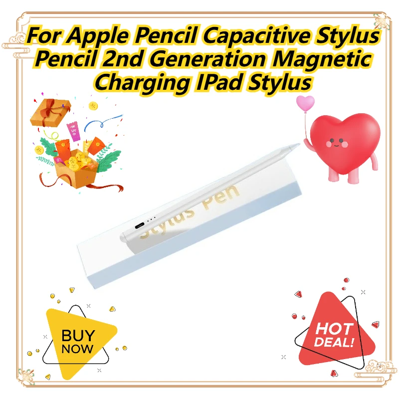 

Для Apple Pencil емкостный стилус-карандаш 2-го поколения с магнитной зарядкой для iPad