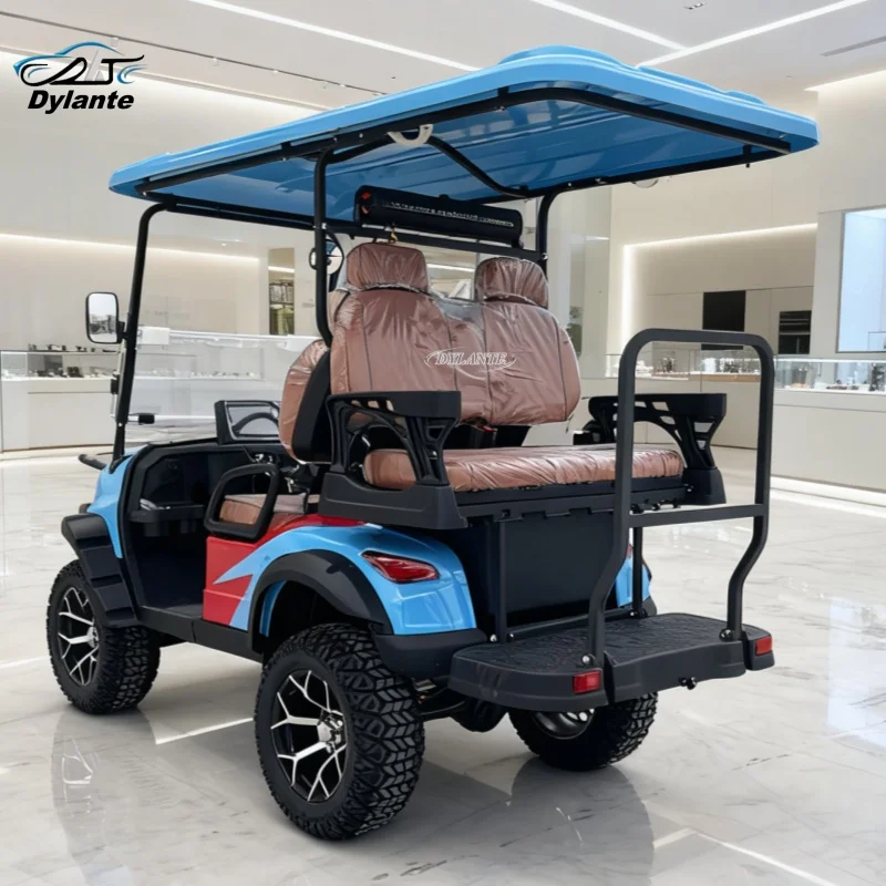 

Запуск нового продукта, 4-колесный привод, электрическая или топливная 2-местная электрическая тележка для гольфа, охотничья тележка, подходит для комплексных фермерских дорог