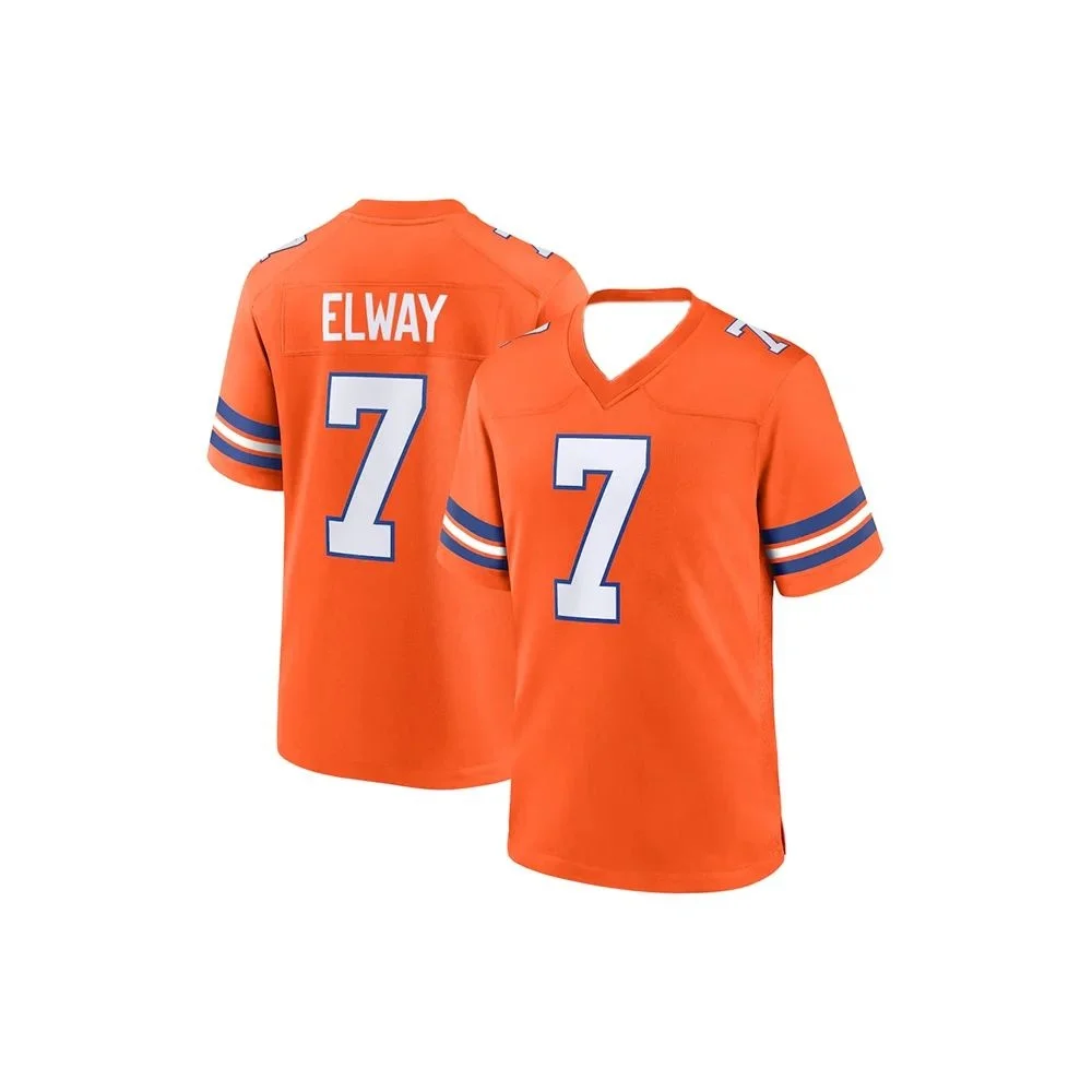 24-25 Erwachsenen- und Kinder-Football-Uniform im Denver-Stil, Gleiches Design für Erwachsene und Kinder – Detail 9
