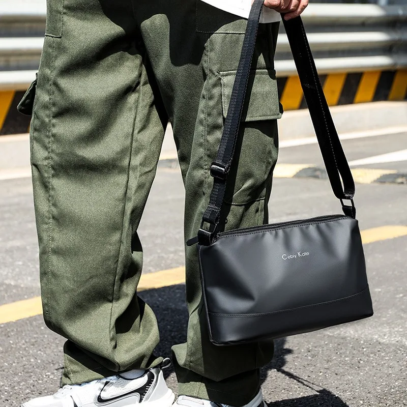 

Модная повседневная модная мужская сумка через плечо, модная сумка на одно плечо в корейском стиле, водонепроницаемый рюкзак с несколькими отделениями