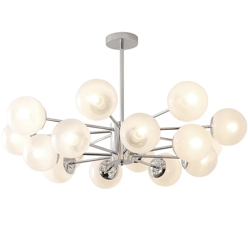 

Full spectrum Bauhaus chandelier Nordic magic bean intelligent anti-blue molecule medieval living room