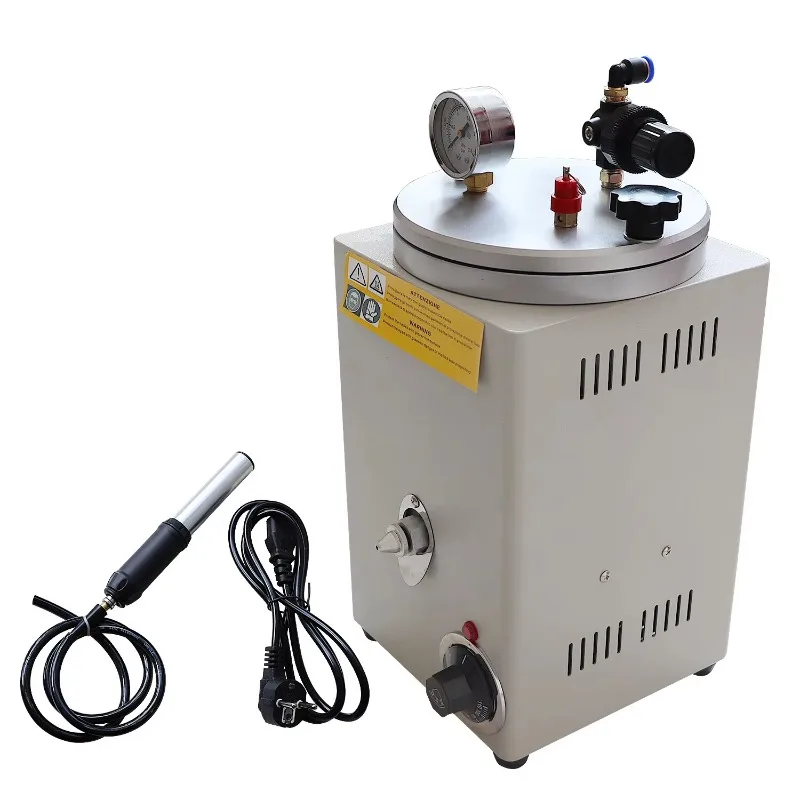 Jewelry Mold Wax Injector Machine 150℃ Manual Adjustment Knob Digital Control Equipment Making Tool DIY Casting Mold Gold