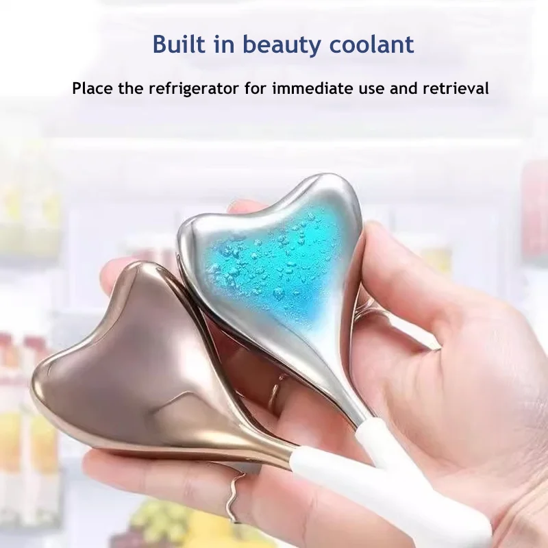 1PC ลูกโลกน้ําแข็ง Roller Cooling Spa Gua Sha Cryo Sticks ใบหน้าและดวงตานวดความงาม Facial Skin Care Freeze เครื่องมือเครื่องนวดหน้า