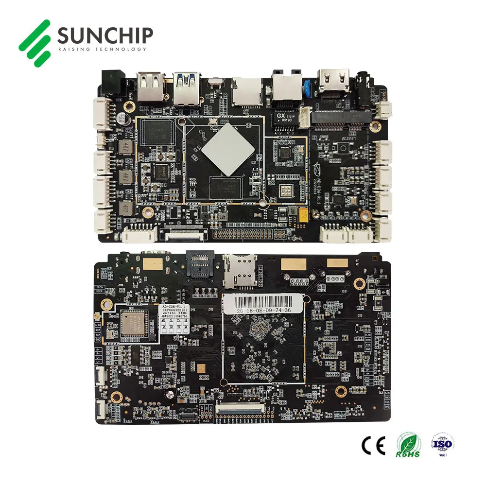 Octa Core RK3588 8K Video Decode 6TOPS NPU Embedded Board PCBA with Enhanced Power Management
