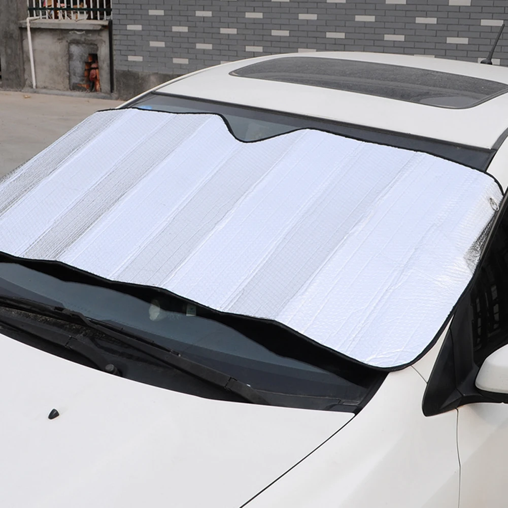 

130x60cm Car Sunshade Pearl Cotton Front Rear Window Curtain Shade Auto Sun Protector Curtain Car Accessories