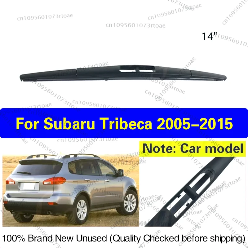 

Car Wiper 14" Rear Wiper Blade For Subaru Tribeca 2005 - 2015 Windshield Windscreen Clean Tailgate Window Car Rain Brush