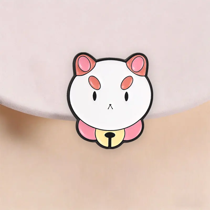 It's Okay To Make Mistakes Enamel Badge Cartoon Pink Eraser Pin Inspirational Encouraging Quote Brooch Lapel Decor Jewelry Gift