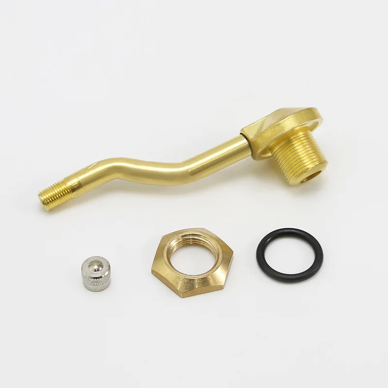1pc Metal brass Tire tyre Valve Stem v3.14 Angle Adapter Bolt In for truck  bus Agriculture Vehicle