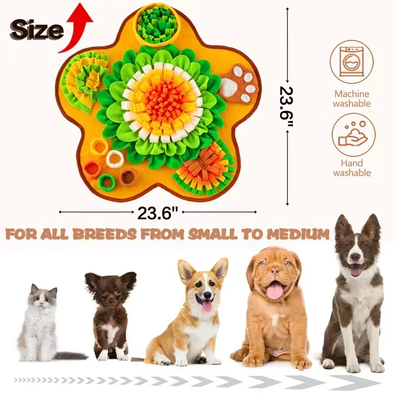 Sniff Mat cho chó đa chức năng con chó ăn Mat chán nản Busters cho chó với pupsicles con chó trò chơi và điều trị Dispenser