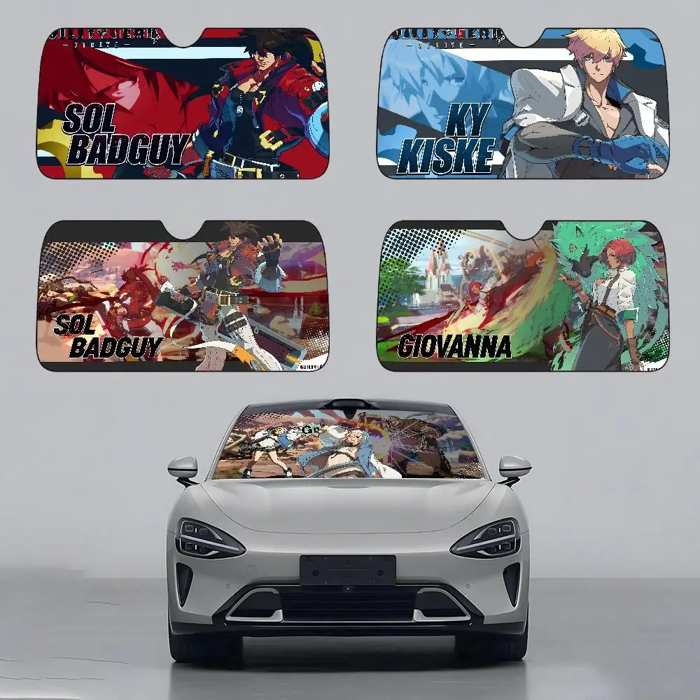 

G-Guilty Gear Strive автомобильный солнцезащитный козырек лобовое стекло автомобиля универсальный солнцезащитный козырек складной козырек