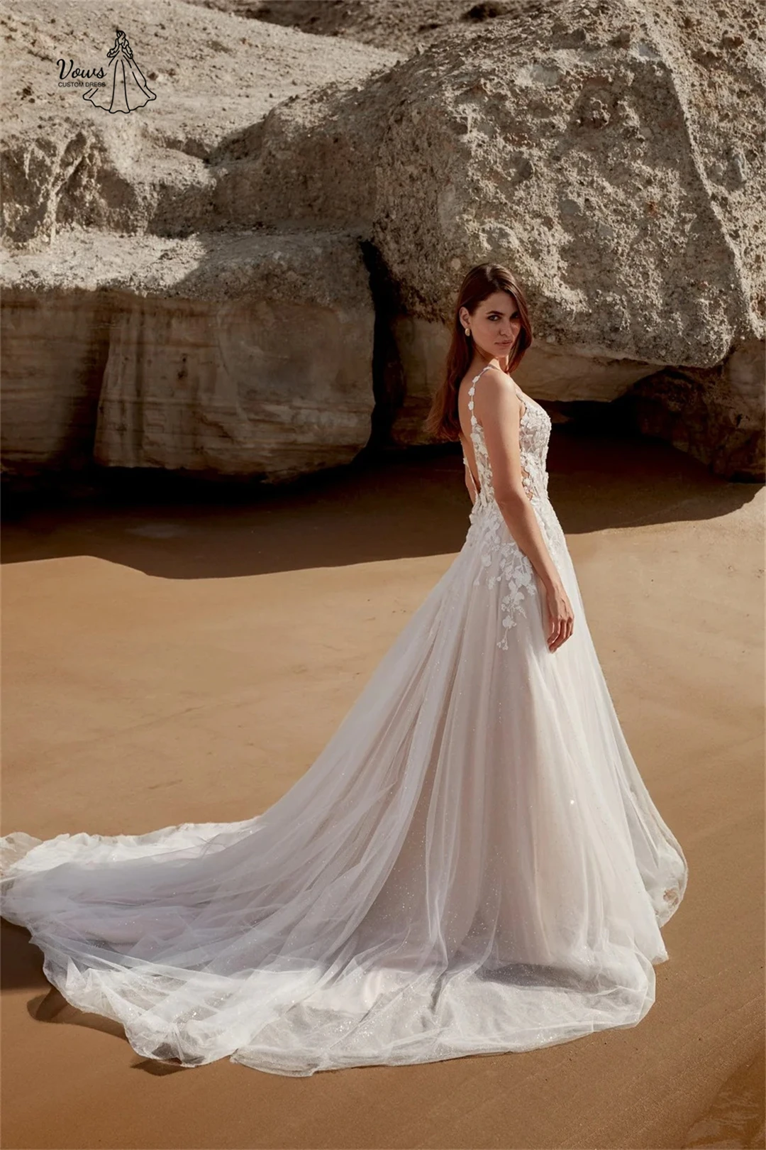 Vows fino floral alça de ombro vestidos de noite para ocasiões especiais feitos sob encomenda vestidos de ocasião 2025 mulher linha a