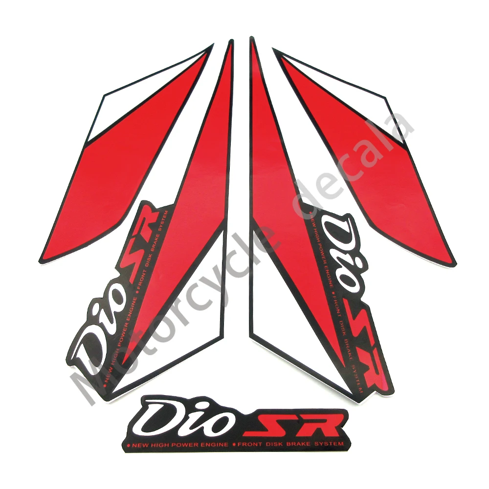 Adesivo decorativo de logotipo decalque para motocicleta, Adesivos de carenagem do corpo inteiro, Honda Dio SR DIO50 AF17 AF18 AF27 AF28, Novo