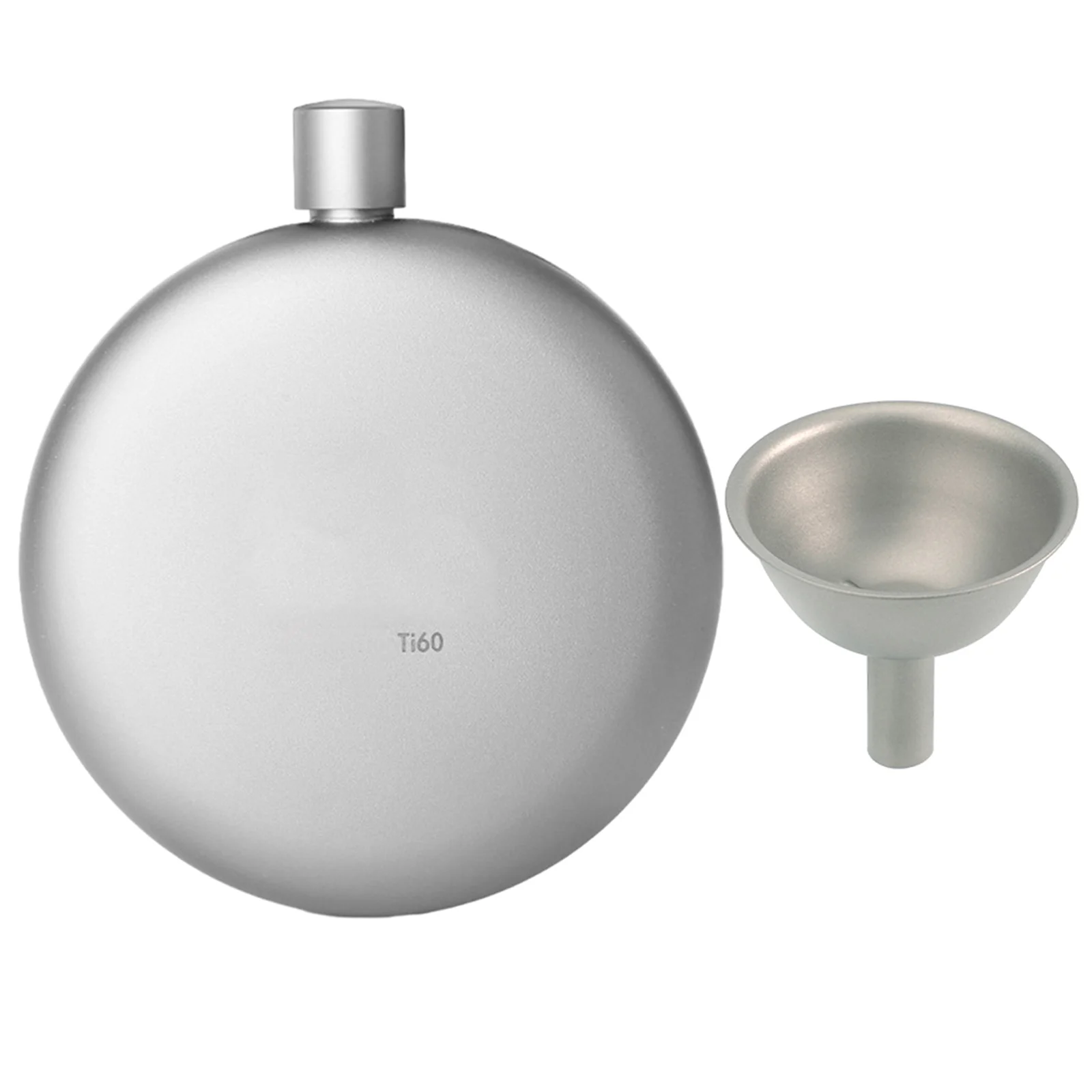 

Traveling Companion 116x100mm Camping Flask Silicone Gasket Bottle Backpacking Lightweight Flask 170ml Capacity
