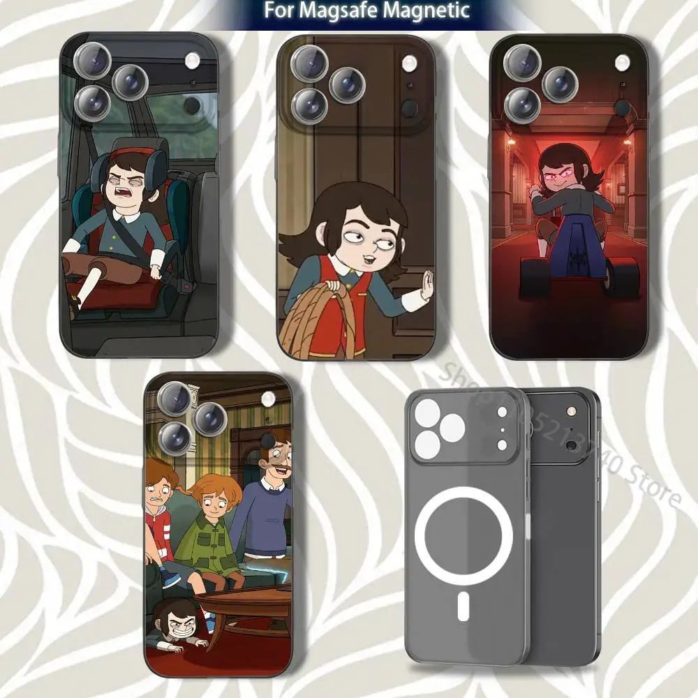 

H-HauntedS HotelS 2025 Phone Case For iPhone 15,12,11,14,13,17,16,Plus,Air,Pro,Max,E,Mini for Magsafe Magnetic Frosted Grey