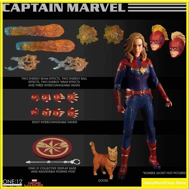 mezco-toyz-one-12-collective-captain-marvel-1-12-in-stock-action-figure-da-collezione-anime-modello