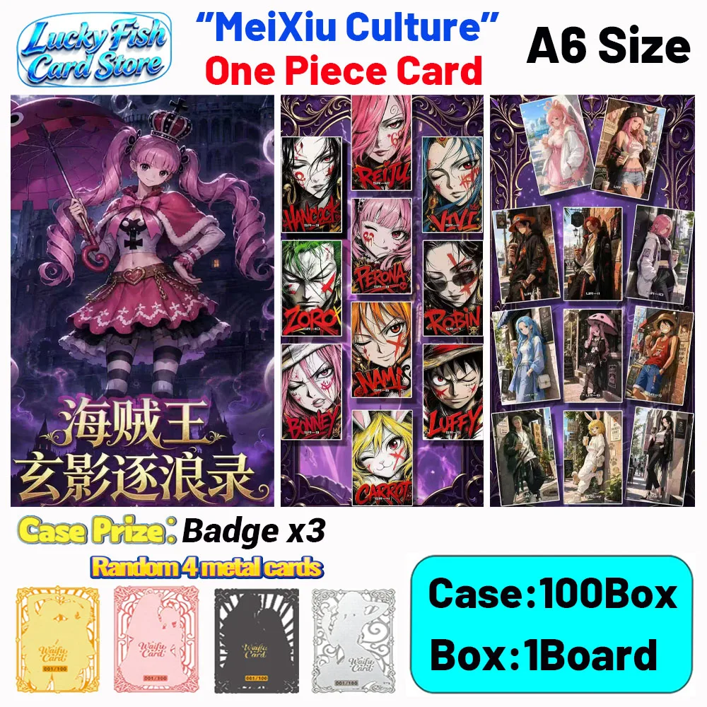 

Wholesale 2026 New MeiXiu Creative Studio One Piece Cards 100 Pieces A6 Size Acrylic Boards Children's Toys Birthday Gifts