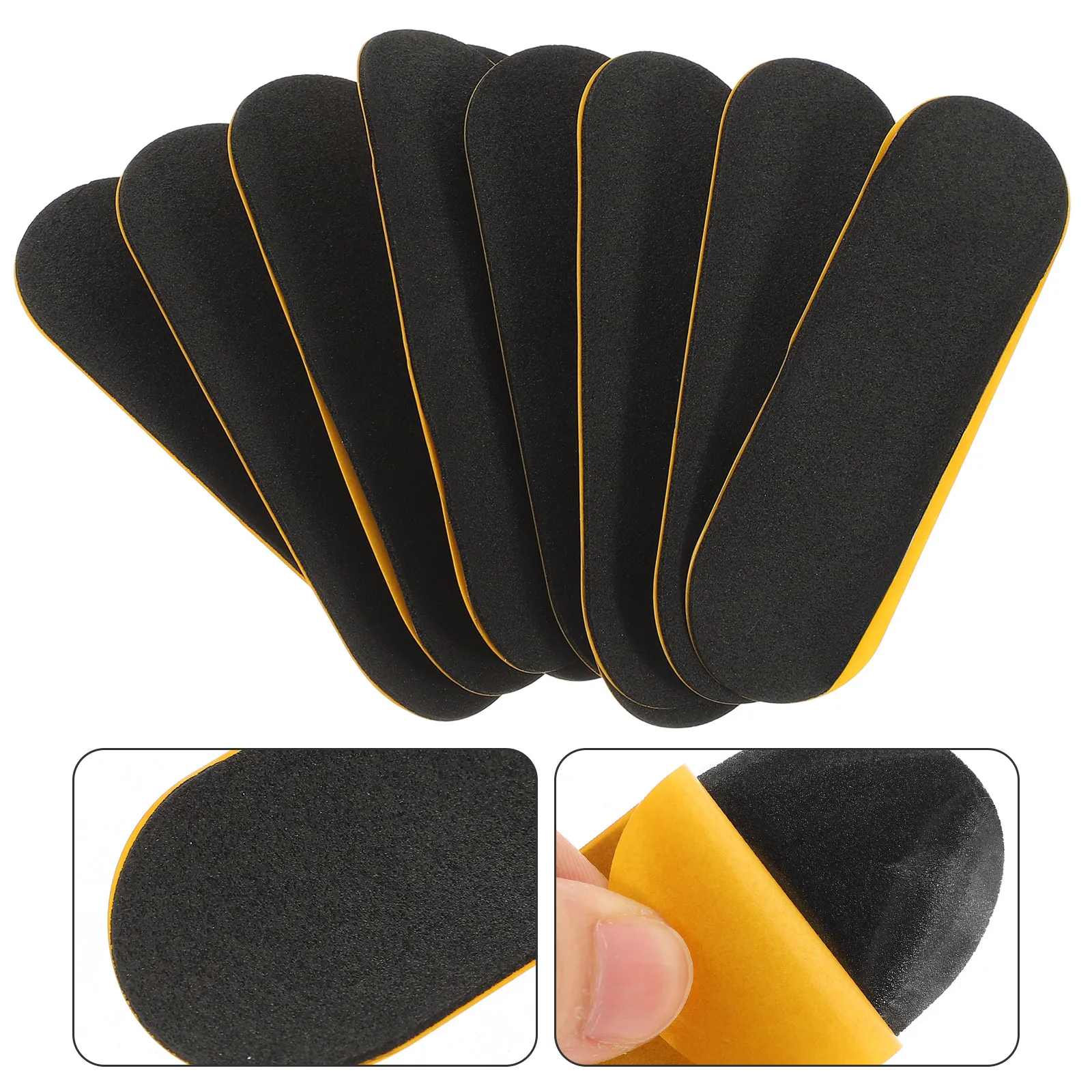

10Pcs Fingerboard Foam Grip Tape Flexible Non Slip Cushioning Finger Skateboard Grip Stickers Accessories Small Skateboard Decal