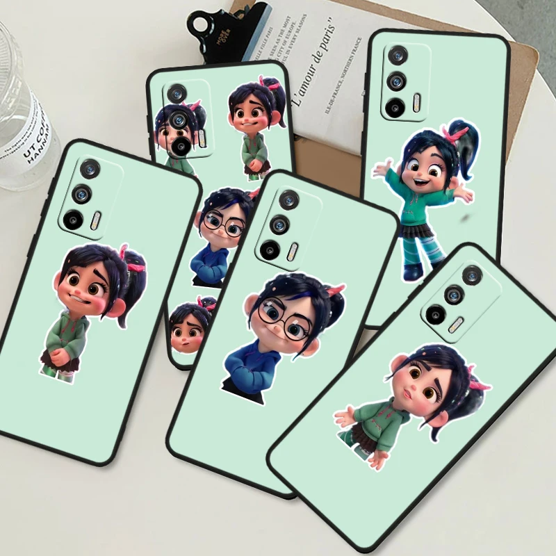 Disney Wreck-It Ralph For OPPO Realme GT3 2 C55 C33 C35 C30S C31 X3 X2 Q5i Q3S C21Y Pro Black Silicone Phone Case